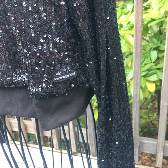 Calvin Klein Sequin Top Size XS - Picture 9 of 10